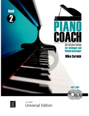Piano Coach Vol.2 (Schule fur Anfanger und Wiedereinsteiger) (Bk- 2 CD's)