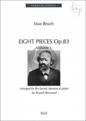 8 Pieces Op.83 Vol.1 (Clar.[Bb]-Bassoon-Piano)