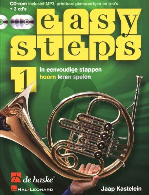 Kastelein Easy Steps Vol.1 Hoorn in F (Bk- 3 CD's-DVD-Rom)