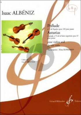 Prelude Violin  (from Espana Op.165) and Asturias (from Suite Espagnole Op.47)