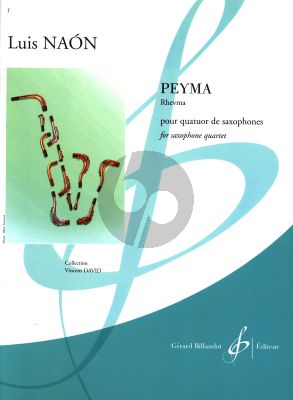 Naon Peyma (Rhevma) 4 Saxophones (SATB) (Score/Parts)