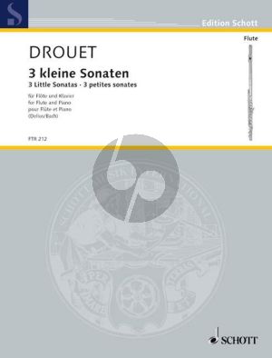 Drouet 3 kleine Sonaten Flute-Piano (edited by Nikolaus Delius)