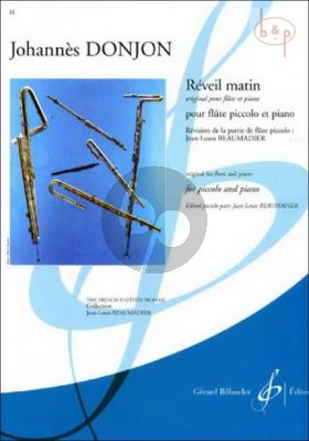 Reveil Matin (orig. Flute in C) (A-major) (transcr. J.L. Beaumadier)