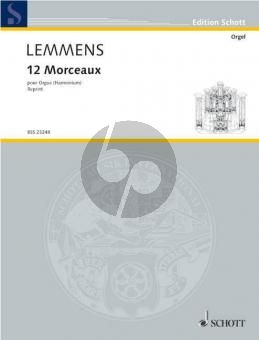 Lemmens 12 Morceaux Orgel