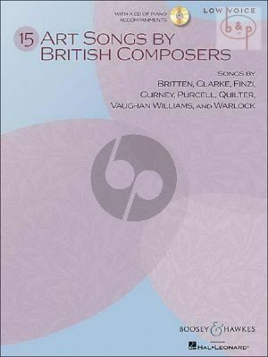 15 Art Songs by British Composers (Low Voice)