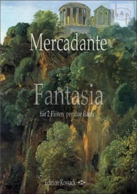 Mercadante Fantasia G-major 2 Flutes (Score/Parts)