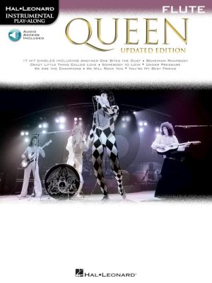 Queen 17 Songs Instrumental Play-Along for Flute (Book with Audio online)