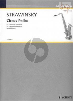 Circus Polka (Sax.Ens.) (Sopranino opt.- 2 Sopr. 4 Alto- 2 Tenor- 1 Bar.- 1 Bass Sax.)