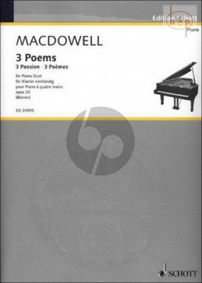 3 Poems Op.20 for Piano 4 Hands