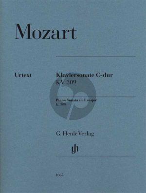 Mozart Sonata C-major KV 309 for Piano (Edited by Ernst Herttrich - Fingering by H.M.Theopold) (Henle-Urtext)