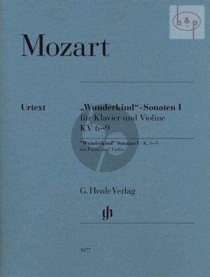 Wunderkind Sonaten Vol.1 KV 6 - 9 (edited by W.D.Seiffert) (fingering and bowing B.Schmid)