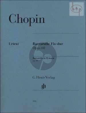 Chopin Barcarolle Fis-dur Op.60 Klavier