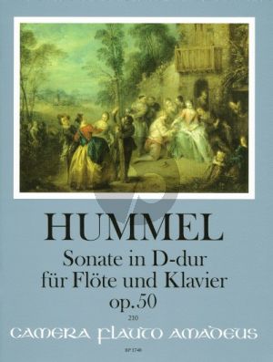 Hummel Sonate D-dur Op.50 Flute-Piano (edited by Bernhard Pauler)