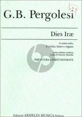 Dies Irae (Voice- 2 Vi.-Basso-Organ)
