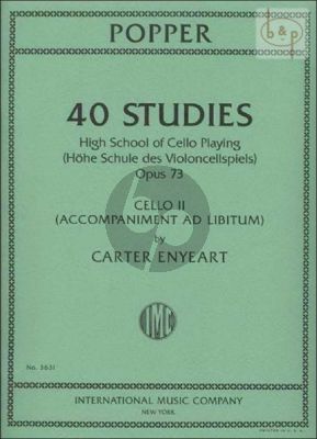 40 Studies (High School of Cello Playing) Op.73