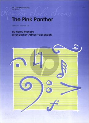 Mancini The Pink Panther Alto Saxophone-Piano (transcr. by Arthur Frackenpohl)