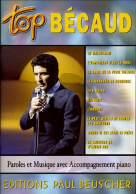 Top Becaud (10 Chansons) Piano-Vocal-Chords