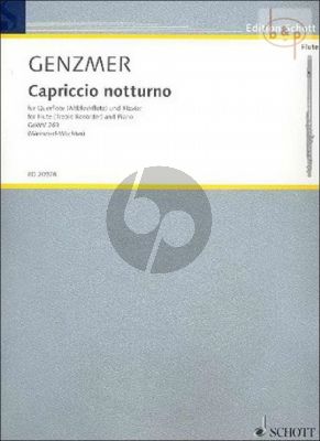Capriccio Notturno GeWV 263 for Flute or Treble Recorder and Piano