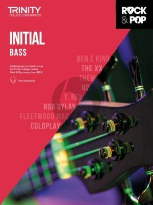 Album Rock & Pop Exams Bass Initial (Songs-Session Skills-Hits and Tips) (Book with Audio Online)