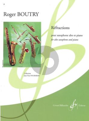 Boutry Refractions Saxophone alto et Piano (adv.level) (grade 9)