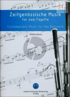 Zeitgenossische Musik (Contemporary Music) 2 Fagotte (Score) (Dieter Hahnchen)
