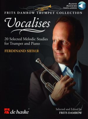 Vocalises for Trumpet (20 Selected Melodic Studies) Bk-Audio Online (edited by Frits Damrow)