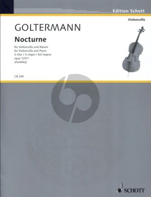 Goltermann Nocturne Op.125 No.1 G-major for Violoncello and Piano (Edited by Fritz Zumkley)