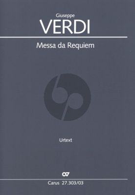 Verdi Messa da Requiem SMsTB soli-SATB-Orch. Vocal Score (lat.) (edited by Norbert Bolin)
