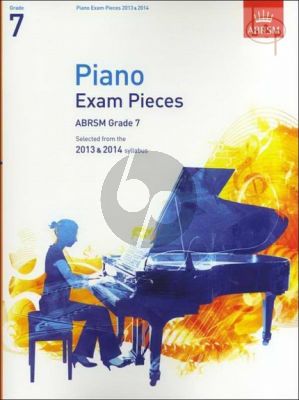 Piano Exam Pieces 2013 - 2014 Grade 7 Book Only