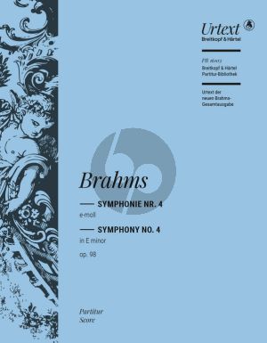 Brahms Symphony No.4 e-minor Op.98 for Orchestra Full Score (edited by Robert Pascall)