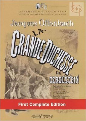 La Grande-Duchesse de Gerolstein Vol.1 - 2 (Vocal Score)
