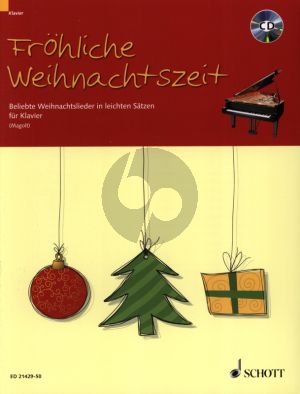 Frohliche Weihnachtszeit Klavier (Bk-Cd) (arr. Marianne Magolt) (sehr leicht)