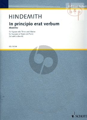 In Principio erat verbum (Motette) (Soprano[Tenor]-Piano)