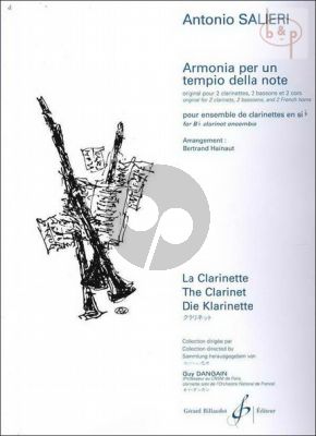 Armonia per un tempio della note (4 Clar.[Bb]- Bass Clar.[Bb]) (Score/Parts) (arr. Betrand Hainaut)
