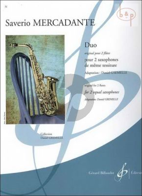 Duo pour 2 equal Saxophones (orig. Flute)