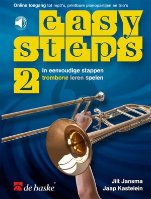 Kastelein Easy Steps Vol. 2 Trombone [BC] (In eenvoudige stappen Trombone leren spelen) (Book with online media) (edited Klaas de Jong)