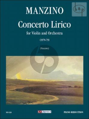 Concerto Lirico (1978 - 1979) for Violin and Piano