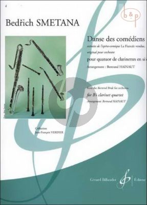 Danse des Comediens (from the Bartered Bride) (3 Clar.[Bb]-Bass Clar.[Bb]) (score/Parts)