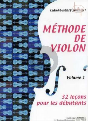 Methode de Violon Vol.1 32 Lecons Debut.