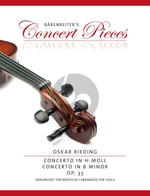 Rieding Concerto B-minor Op. 35 Viola and Piano (transposed to e-minor) (edited by Kurt Sassmannshaus)