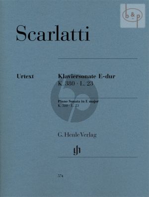 Sonata E-major K.380 /L.23 Harpsichord
