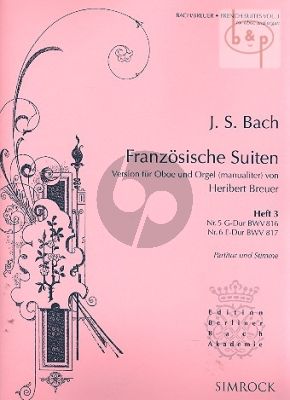Franzosische Suiten Vol.3 BWV 816 - 817