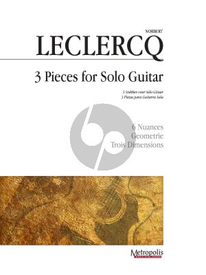 Leclercq 3 Pieces for Guitar solo