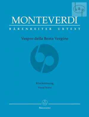 Vespro della Beata Vergine Soli-Choir-Orch. Vocal Score (lat.)