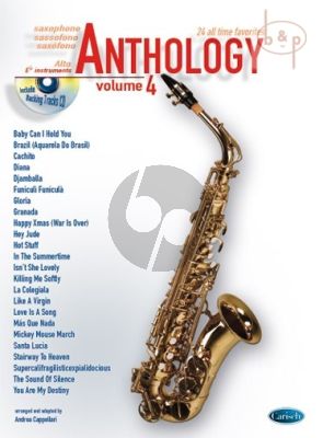 Anthology for Alto Sax. Vol.4 (All-Time Favorites)