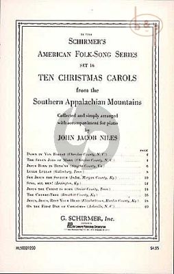 10 Christmas Carols from the South Appalachian Mountains