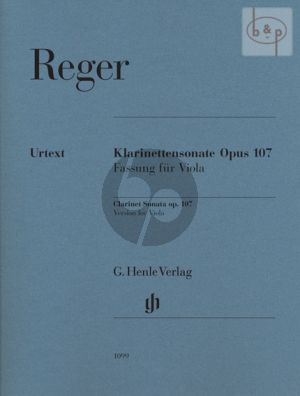 Sonata Op.107 (orig. Clarinet) (Viola version)