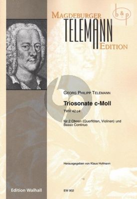 Triosonate c-moll TWV 42:c4 2 Ob. [Fl./Vi.]-Bc