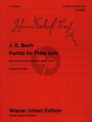 Bach Partita a-moll BWV 1013 for Flute Solo (edited by Dagmar Gluxam and Susan Schrage) (Wiener-Urtext)