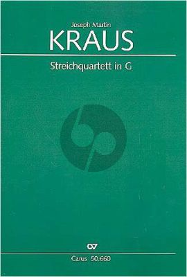 Kraus Quartet G-major VB 187 (Op.1 No.6) (Schottisches-Quartett) (Score/Parts) (edited by Sonja Gerlach)